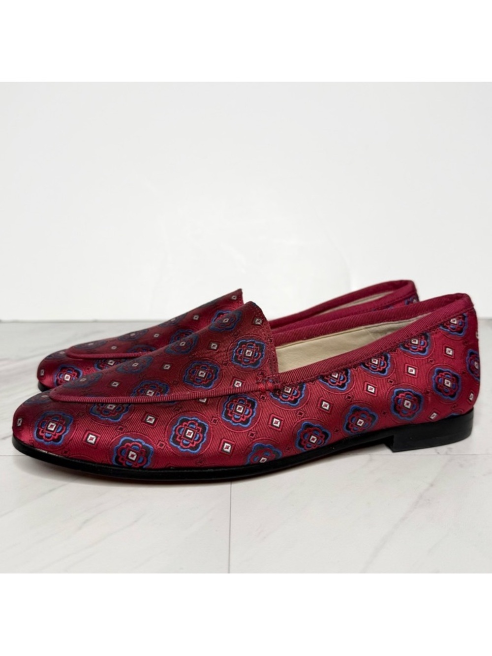 Sam Edelman Leon Red Embroidered Loafer 5M